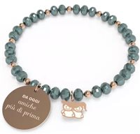Bracciale 10 Buoni Propositi Donna Crystal in Acciaio B-5255RO/E - B-5255RO/E